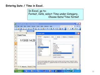Data entry in Excel and SPSS | PPTX