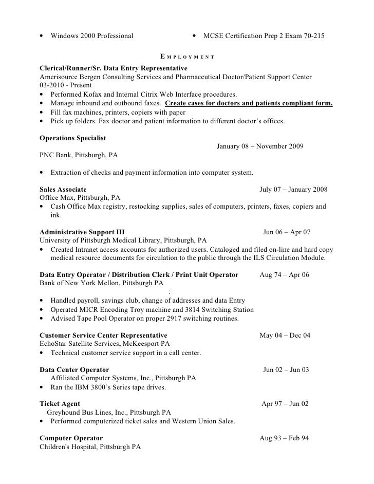 create a professional resumes