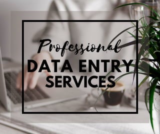 DATA ENTRY
Professional
SERVICES
 