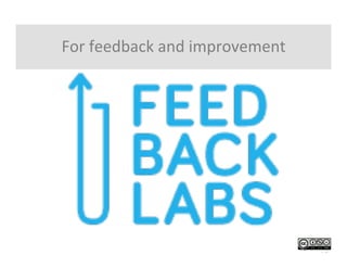  
(CC	
  BY-­‐NC-­‐SA	
  
3.0)	
  	
  
For	
  feedback	
  and	
  improvement	
  
 