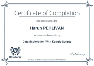 Data exploration with kaggle scripts | PDF