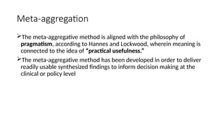 Data Extraction & Synthesis by zahida kusor | PPTX