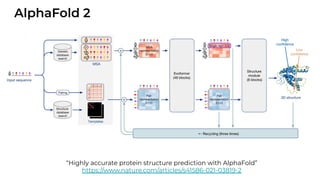 AlphaFold 2
“Highly accurate protein structure prediction with AlphaFold”
https://www.nature.com/articles/s41586-021-03819-2
 