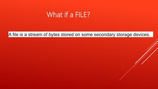 Data file handling in c++ | PPT