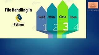 Data file handling in python introduction,opening & closing files | PPT