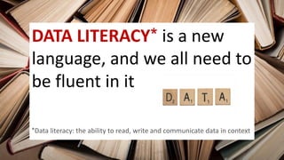 Copyright@STKI_2019 Do not remove source or attribution from any slide or graph 12
DATA LITERACY* is a new
language, and we all need to
be fluent in it
*Data literacy: the ability to read, write and communicate data in context
 