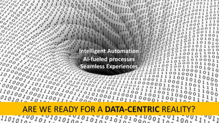 Copyright@STKI_2019 Do not remove source or attribution from any slide or graph 3
ARE WE READY FOR A DATA-CENTRIC REALITY?
Intelligent Automation
Seamless Experiences
AI-fueled processes
 