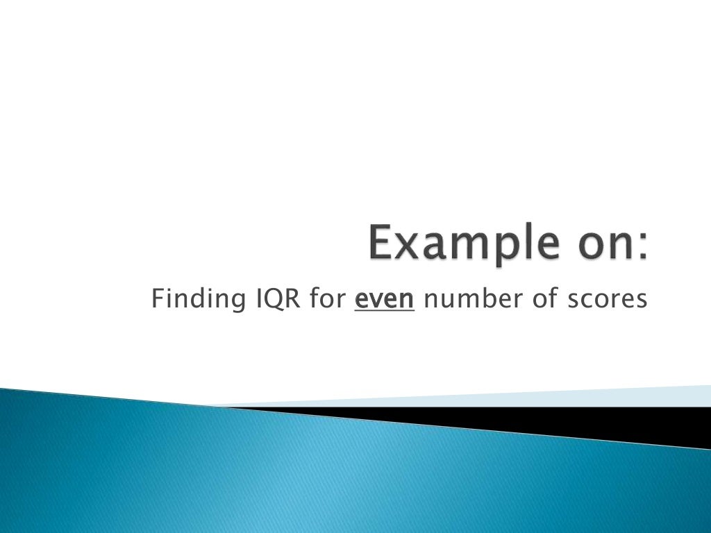 Finding Interquartile Range from StemLeaf Plot 2