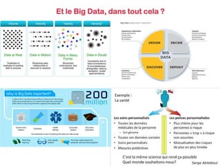 Et le Big Data, dans tout cela ?
Serge Abiteboul
 