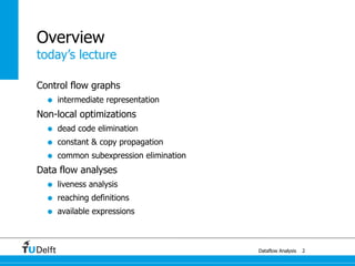 Dataflow Analysis | PDF