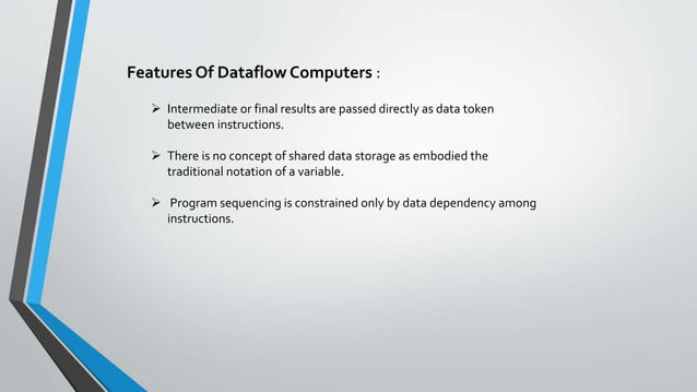 Data flow architecture | PPTX | Programming Languages | Computing