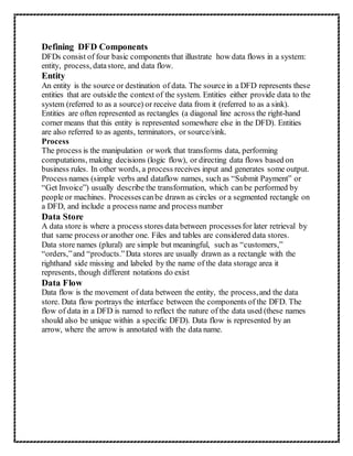 Data flow diagrams dfd | PDF