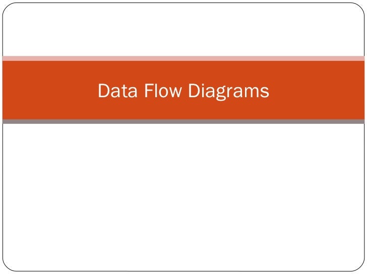 Data flow diagrams