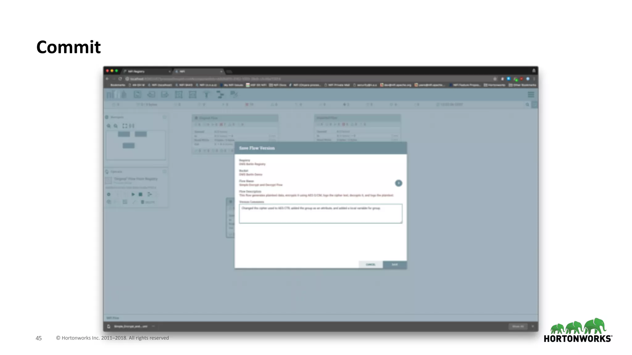 © Hortonworks Inc. 2011–2018. All rights reserved;45
Commit
 