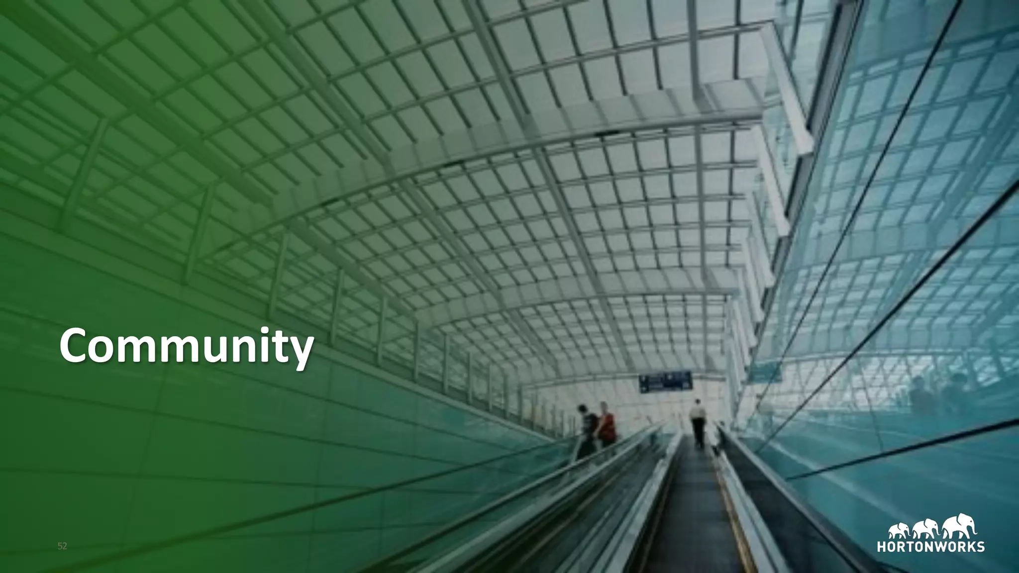 © Hortonworks Inc. 2011–2018. All rights reserved;52
Community
 