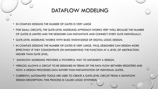 Dataflow modeling in Verilog HDL for Digital system Design .pptx