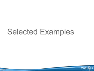 Selected Examples



35/52
 