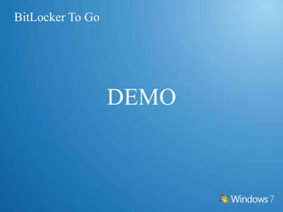 Skydda din informationVistaBitLockerWindows 7BitLocker To Go