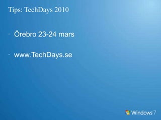 Tips: TechNetDokumentation om alltwww.technet.microsoft.com