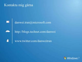 Tips: TechDays 2010Örebro 23-24 marswww.TechDays.se