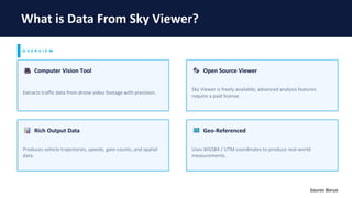 DataFromSky_Tutorial.pdf drone traffic data analysis | PDF