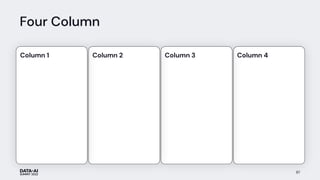 Four Column
Column 1
87
Column 4
Column 3
Column 2
 