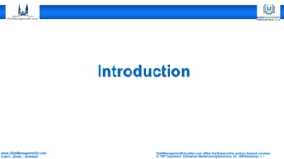 DataManagementEducation.com offers the finest online and on-demand courses
© 1997 to present, Enterprise Warehousing Solutions, Inc. (EWSolutions) – 3
www.DataManagementU.com
Learn…Grow…Achieve!
Introduction
 