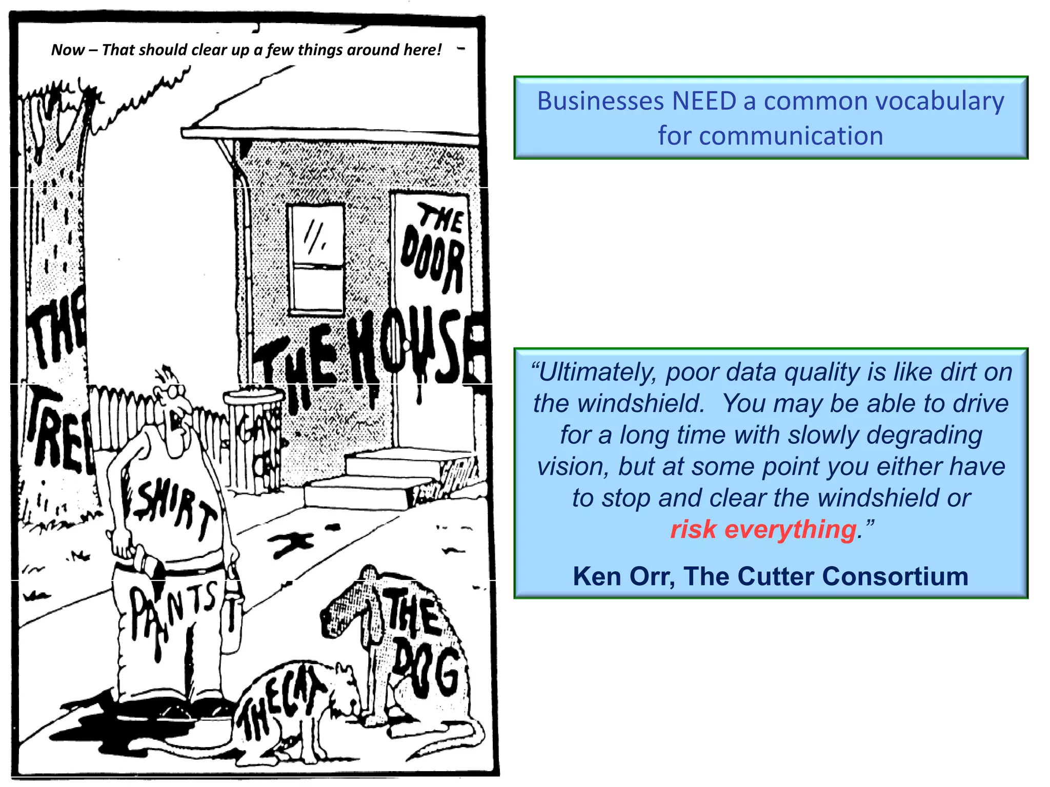 21
PROACTIVE DATA GOVERNANCE
• Efforts designed to improve capabilities to
resolve risk and data issues.
• Build on reactive governance to create an ever-
increasing body of validated rules, standards,
and tested processes.
• Part of a wider Information Management
strategy
 