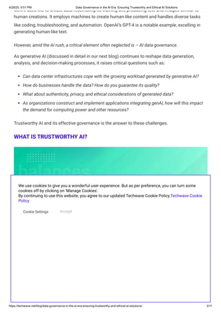 Data Governance in the AI Era_ Ensuring Trustworthy and Ethical AI ...