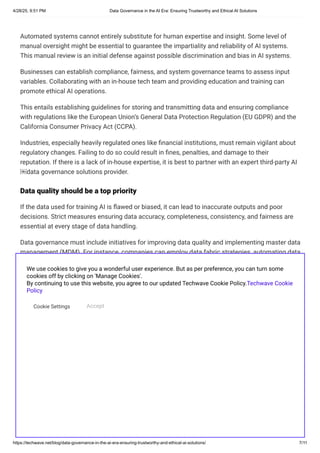 Data Governance in the AI Era_ Ensuring Trustworthy and Ethical AI ...