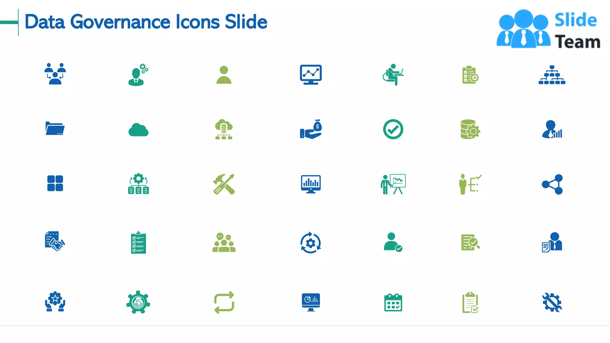 Data Governance Icons Slide
13
 