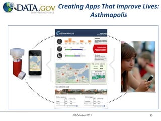 Creating Apps That Improve Lives:
          Asthmapolis




    20 October 2011          15
 