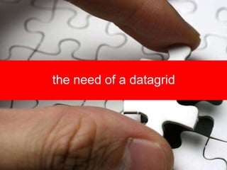the need of a datagrid 