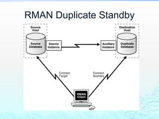 RMAN Duplicate Standby
 