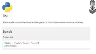 Data handling CBSE PYTHON CLASS 11 | PDF