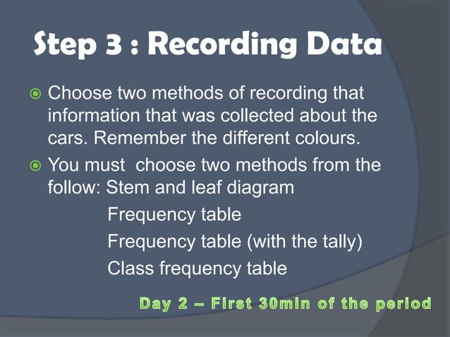 Data handling - Grade 8 Mathematics Activity