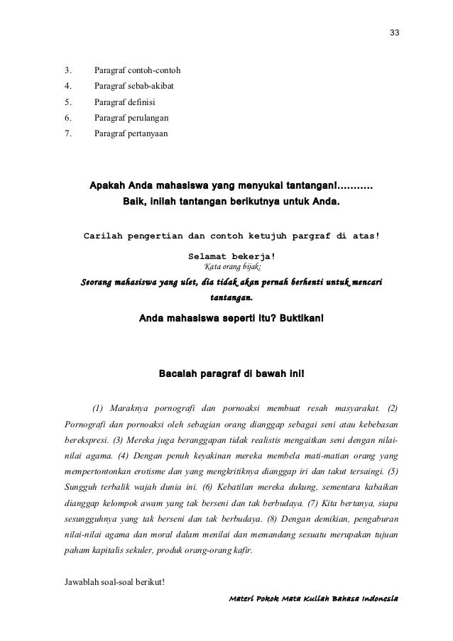 Top Pertanyaan Mahasiswa Tentang Paragraf