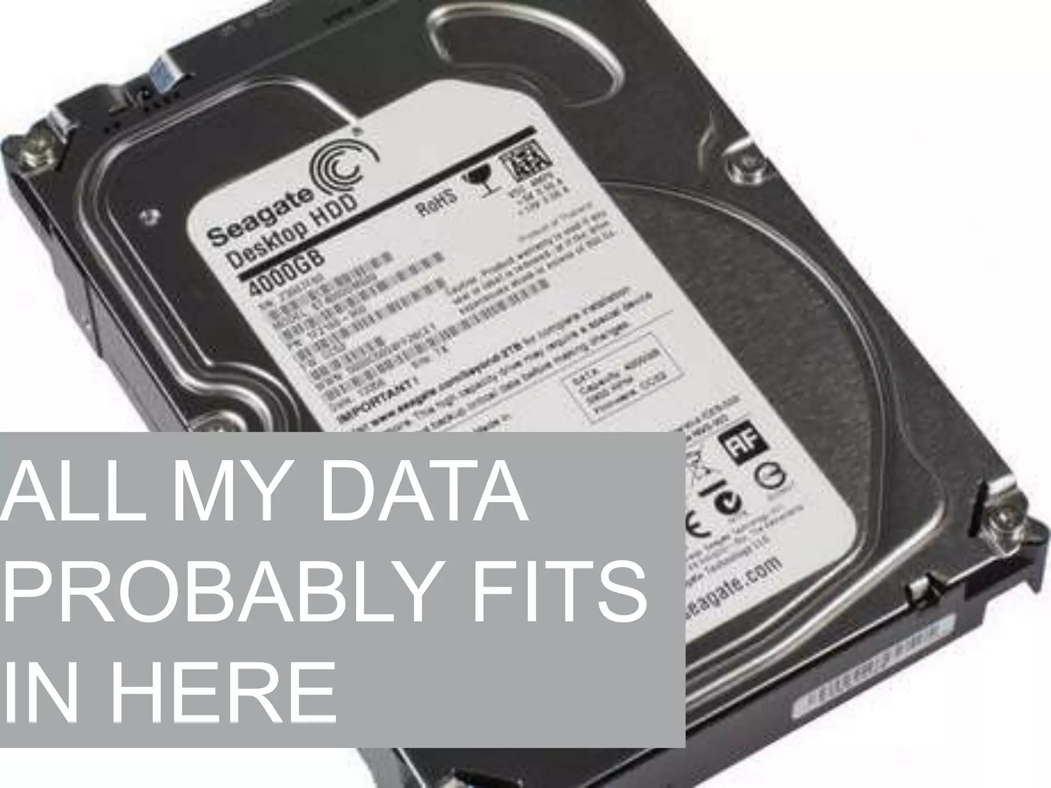 ALL MY DATA
PROBABLY FITS
IN HERE

 