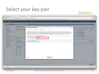 Select your key pair




03/12/2012   Build Your Data Science Platform in the Cloud   45
 