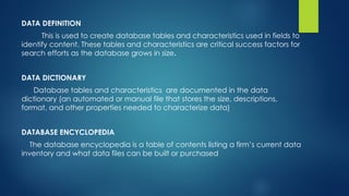 Data and types in business analytics process | PPTX
