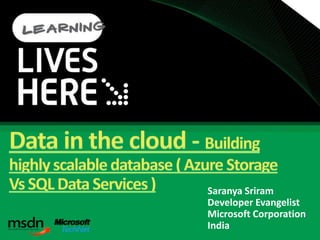 Data In Cloud
