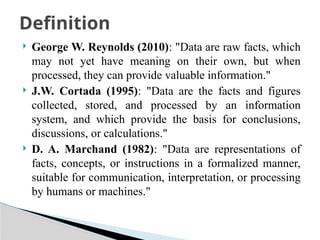 Conceptual Difference Between Data information and knowledge.pptx