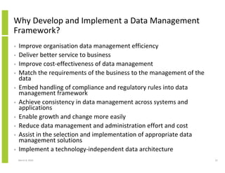 Data, Information And Knowledge Management Framework And The Data ...