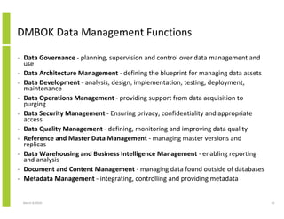Data, Information And Knowledge Management Framework And The Data ...