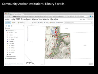 Community Anchor Institutions: Library Speeds
 