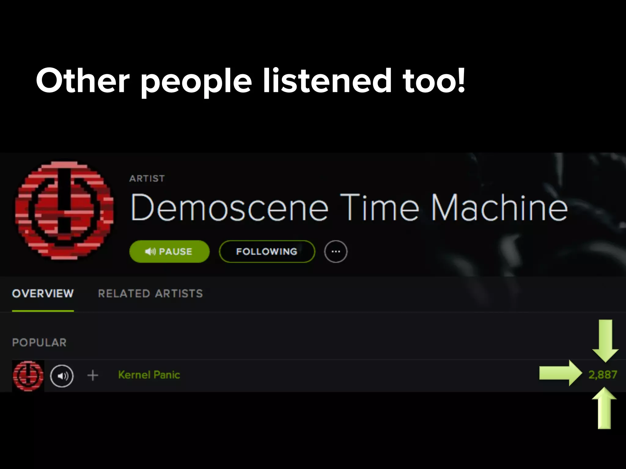 Other people listened too!
 