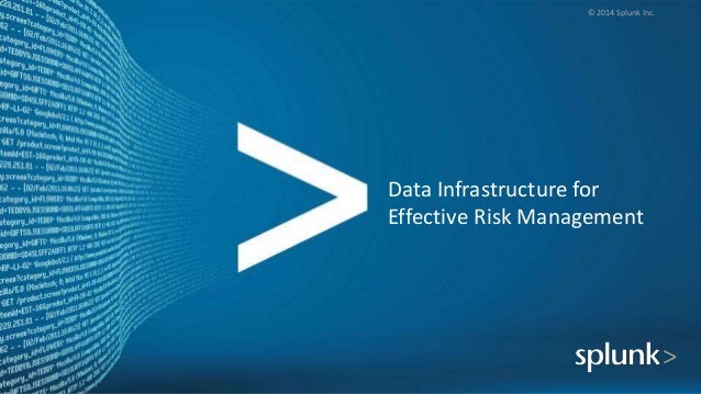 Webinar Data Infrastructure For Effective Risk Management