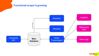 Enabling independent teams by creating decoupled data flows
