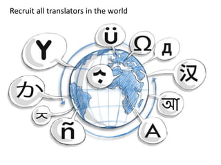 Recruit all translators in the world
 