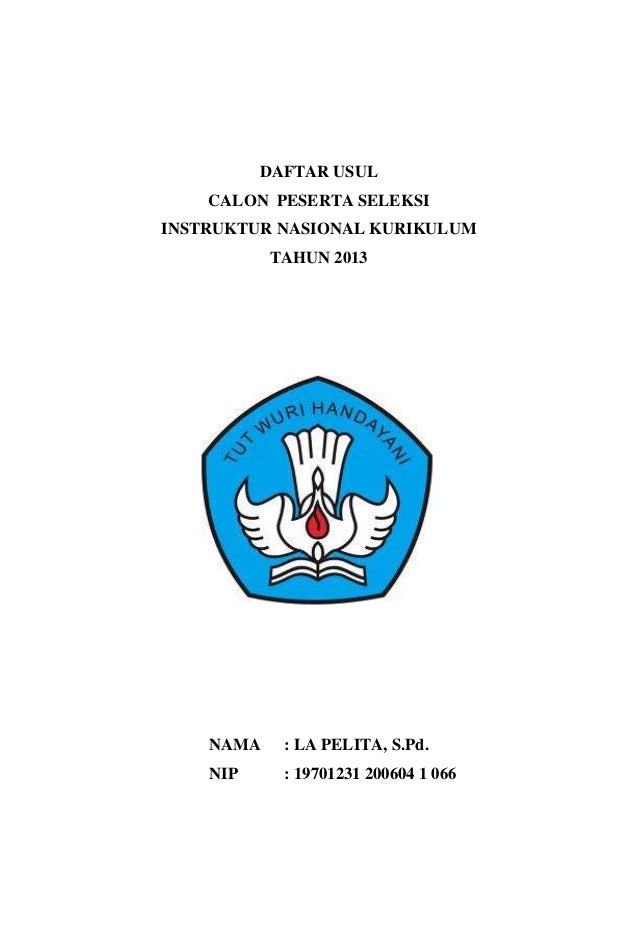 Data instruktur peserta kurikulum pendidikan 2013